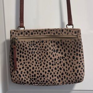 Leopard Print Crossbody Bag